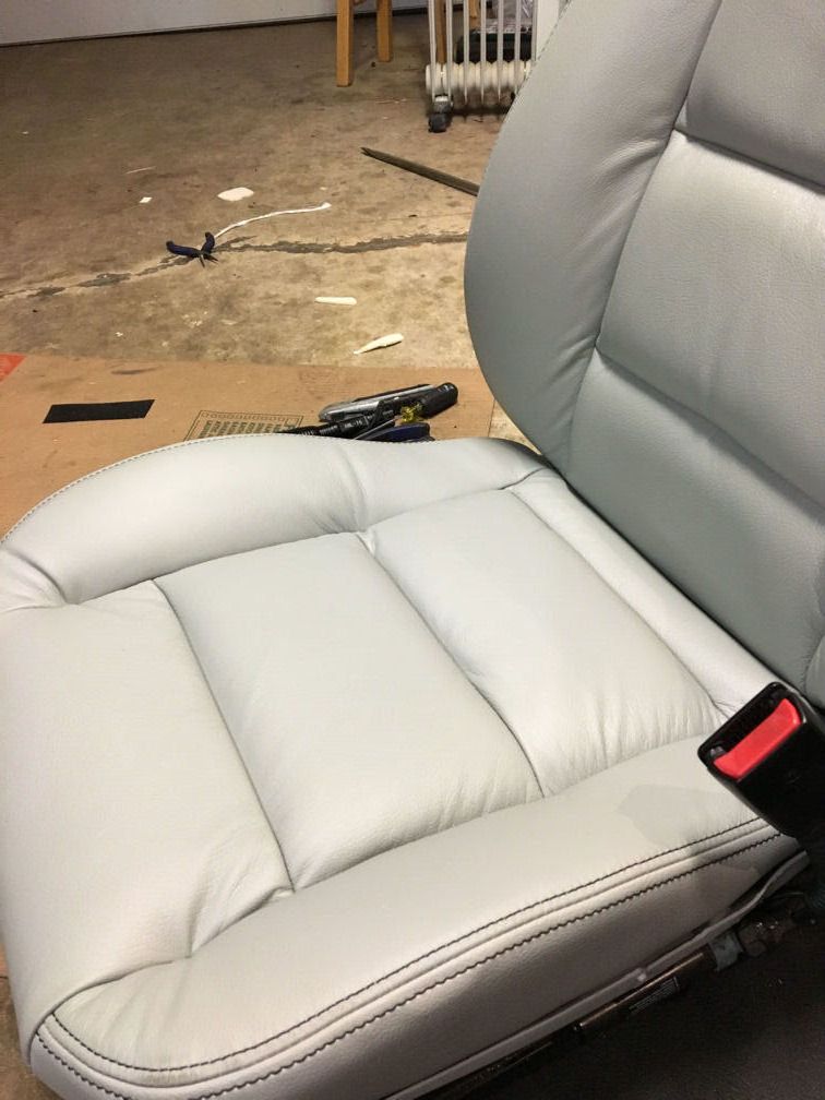 New Leather Seat Covers DIY